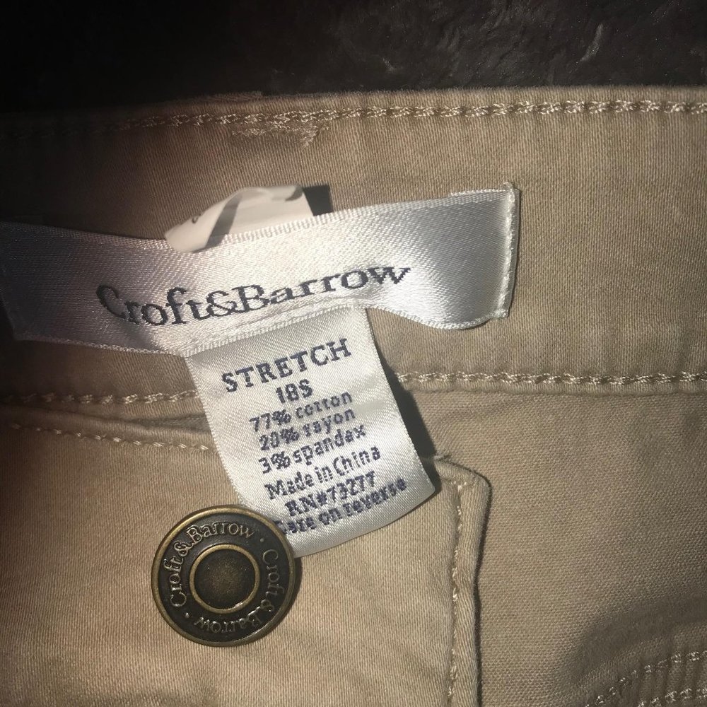 Croft & Borrow Stretch Khaki Pants - Picture 6 of 7